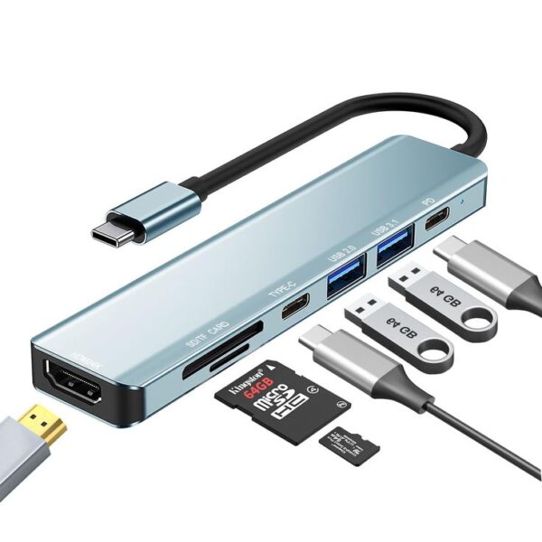 Adptador de Type C 7em 1 - Image 3